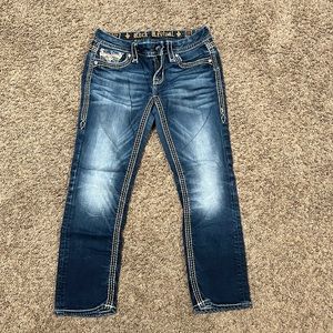 Size 27 rock revival capris womens